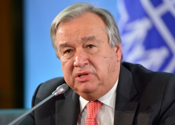 Berlin, Germany - November 04: Antonio Guterres, High Commissioner for Refugees of UNHCR, attends a press conference in german foreign office  on November 04, 2015 in Berlin, Germany. (Photo by Michael Gottschalk/Photothek via Getty Images)